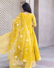 Dahabi Gotapatti Cotton Suit Set