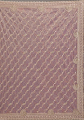 Purple Zariwork Art Silk Saree