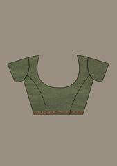 Green Kashmiri Tissue Saree