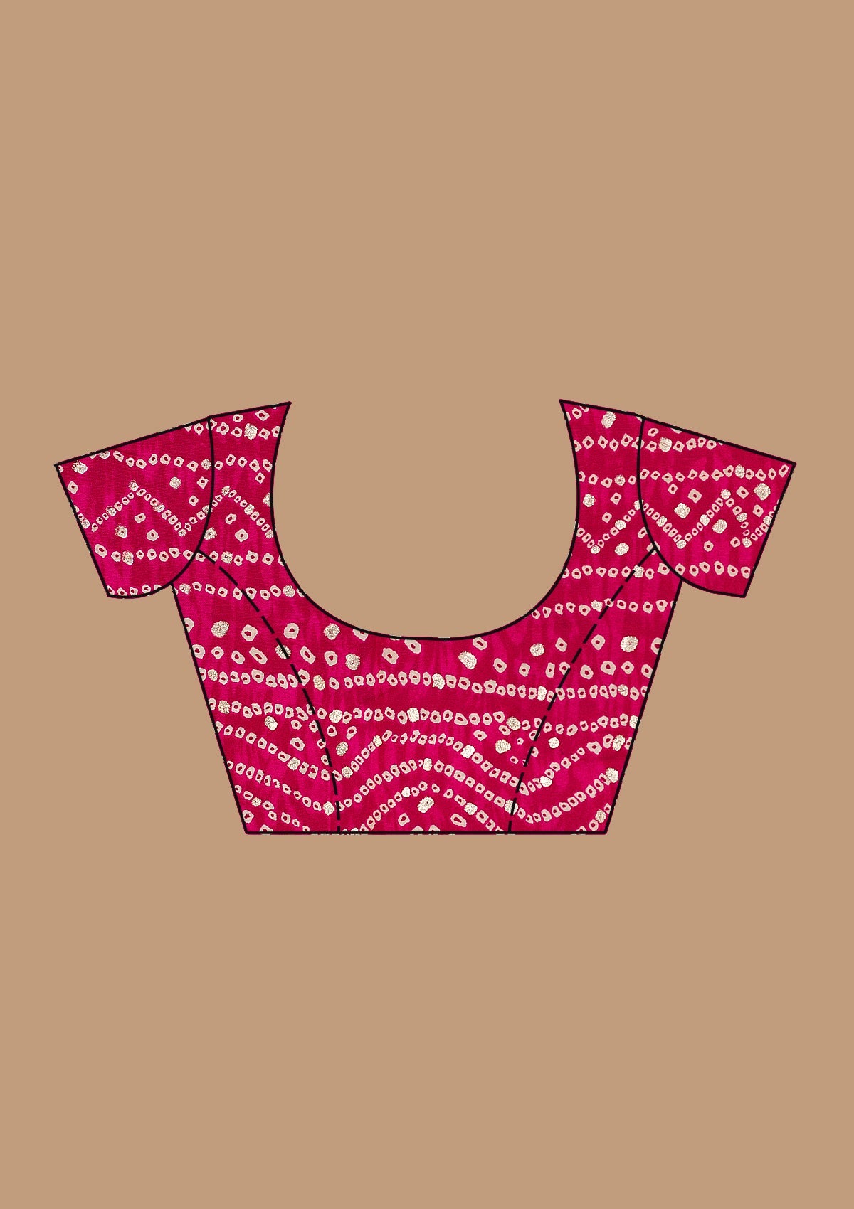 Lavender Printed Satin Saree