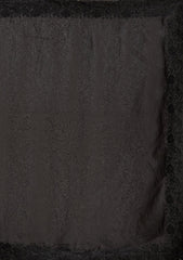 Black Threadwork Tissue Saree