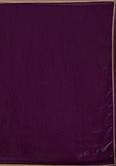 Purple Sequins Tissue Saree