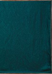 Bottle Green Sequins Tissue Saree