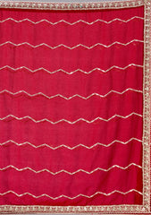 Rani Pink Sequins Georgette Saree