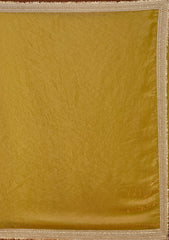 Mustard Zariwork (Gold) Tissue Saree