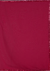 Maroon Sequins Georgette Saree