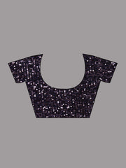 Royal Blue Sequins Georgette Saree