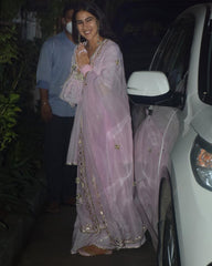 Pink Rhythm Gota Sharara Set