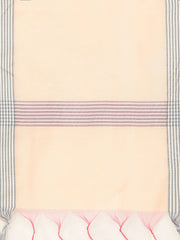 Pink & Grey Printed Straight Kurta With Printed Palazzo And Dupatta