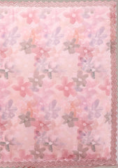 Baby Pink Stonework Satin Saree