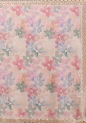 Beige Stonework Georgette Saree