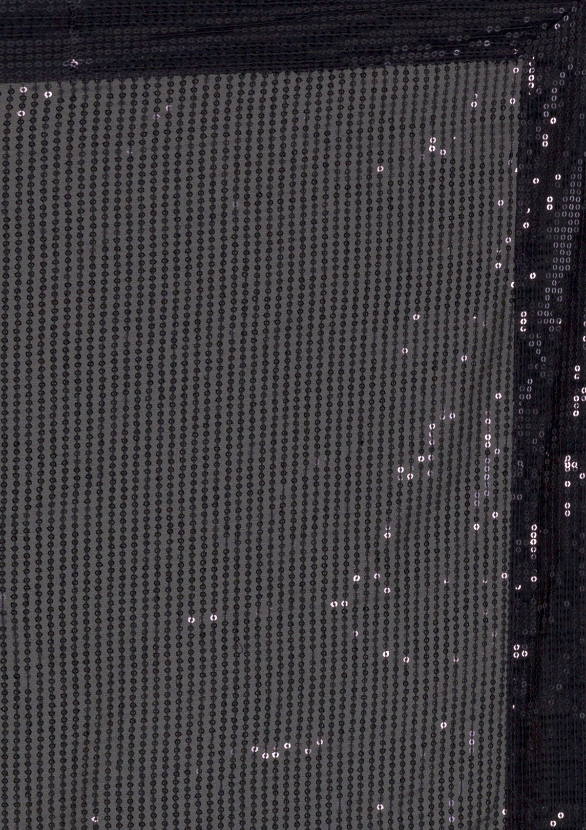 Black Sequins Georgette Designer Saree