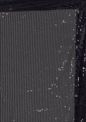 Black Sequins Georgette Designer Saree