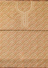 Mehendi Printed Organza Unstitched Salwar Suit