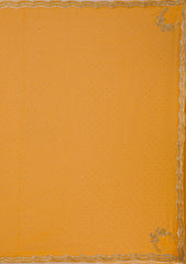 Mustard Stonework Chiffon Saree