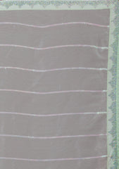 Pista Green Sequins Chiffon Designer Saree