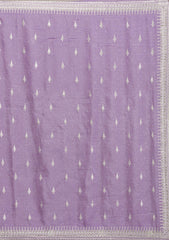 Purple Zariwork Tissue Saree