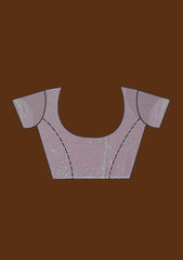 Sky Blue Sequins Georgette Designer Saree