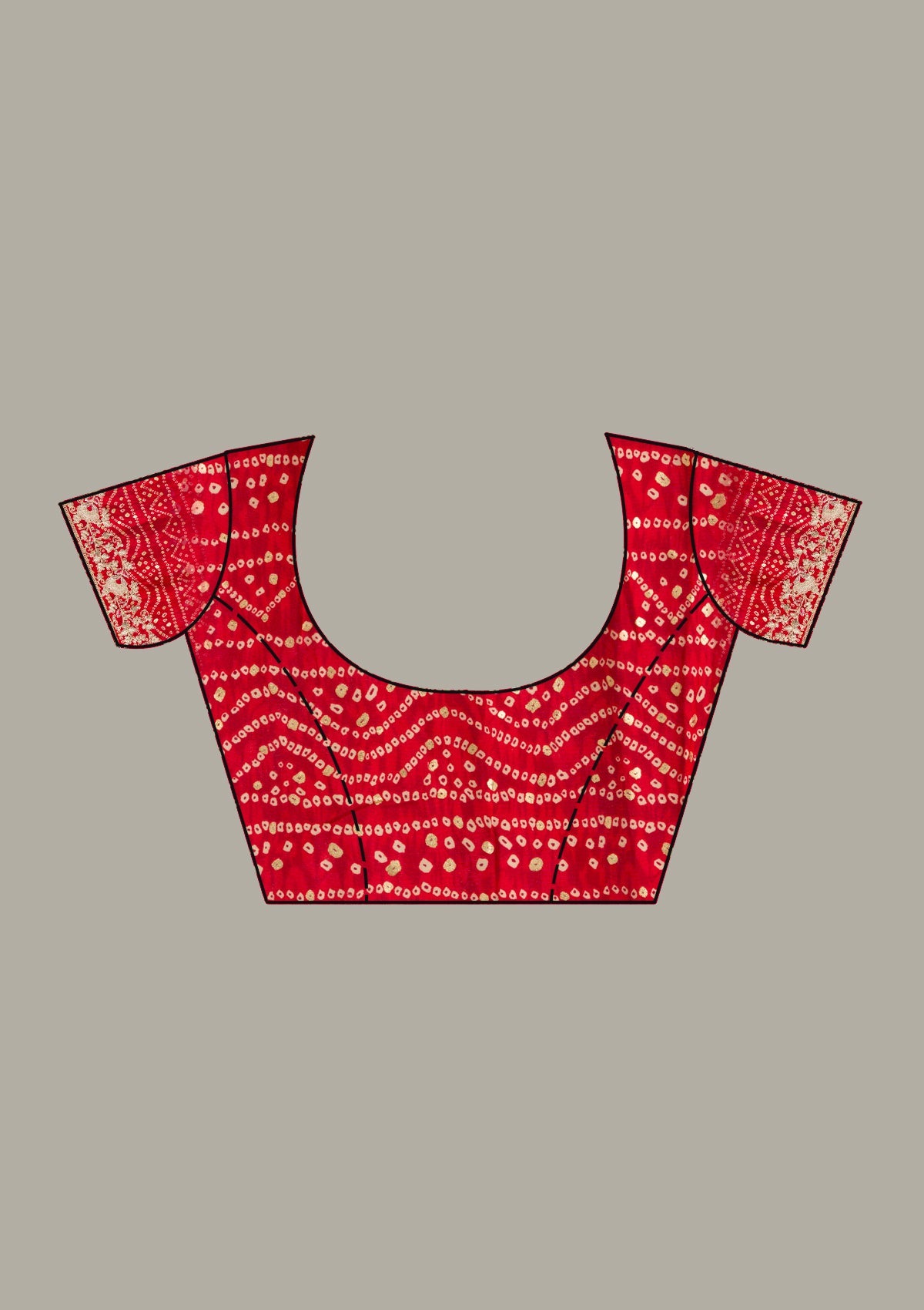 Beige Zariwork (Gold) Organza Saree