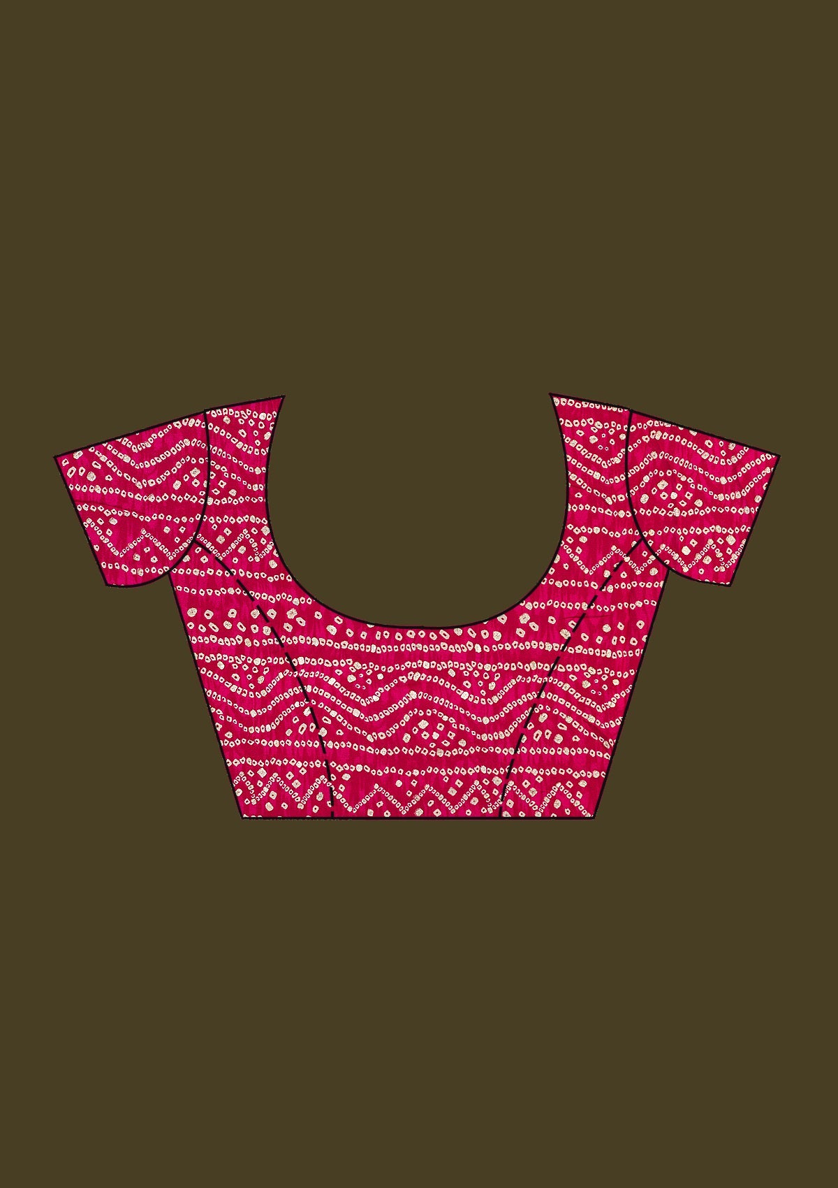 White Printed Satin Saree