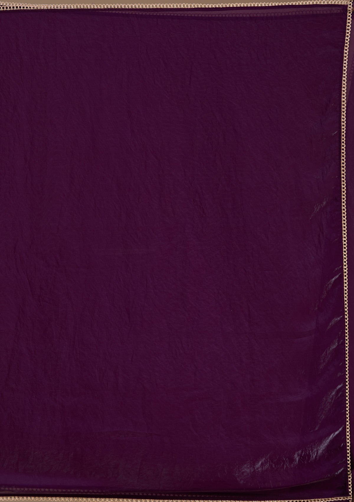 Purple Sequins Tissue Saree