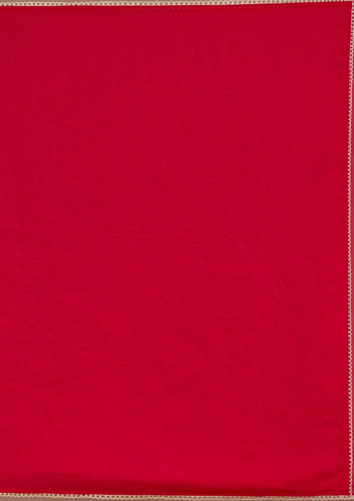 Red Sequins Tissue Saree