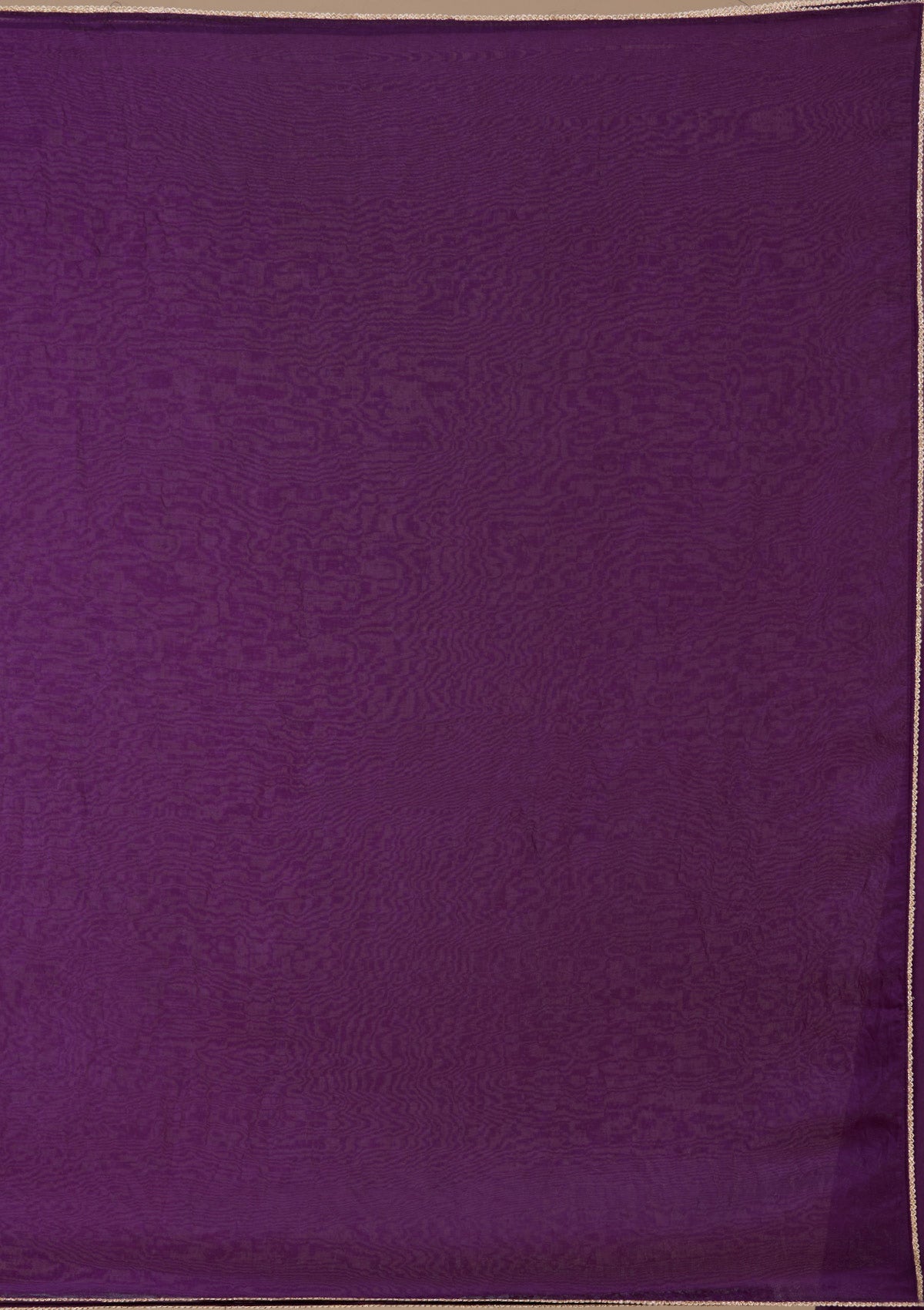 Purple Sequins Tissue Saree